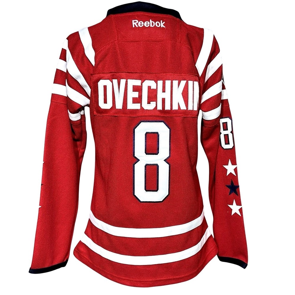 Reebok Washington Capitals Jersey Womens S Red Excellent Ovechkin Winter 2015 - Picture 3 of 16